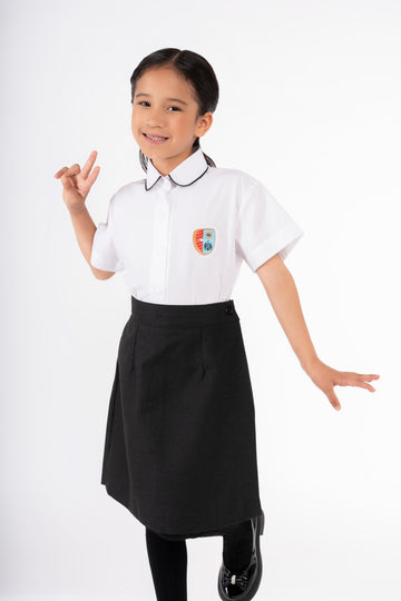BLUSA MANGA CORTA COLEGIO SAN JOSÉ - KIDS | BLANCO