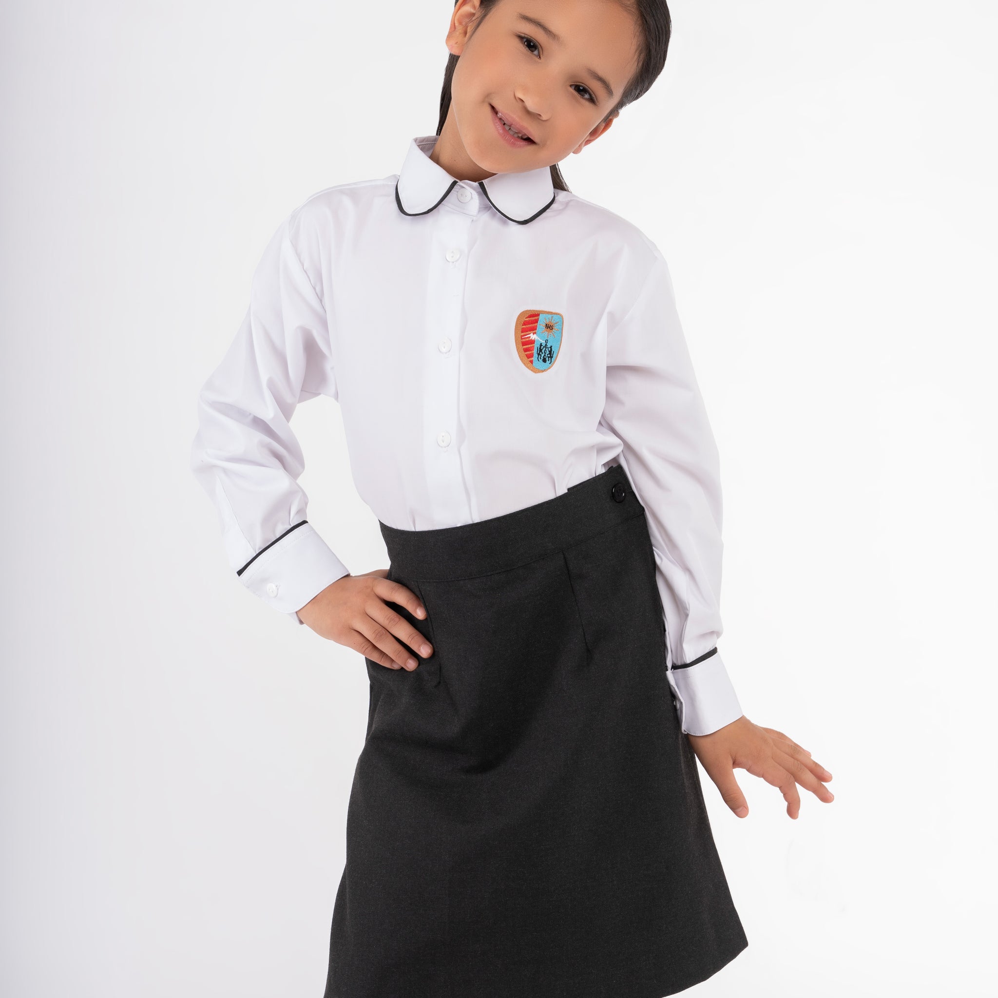 BLUSA MANGA LARGA COLEGIO SAN JOSÉ - KIDS | BLANCO