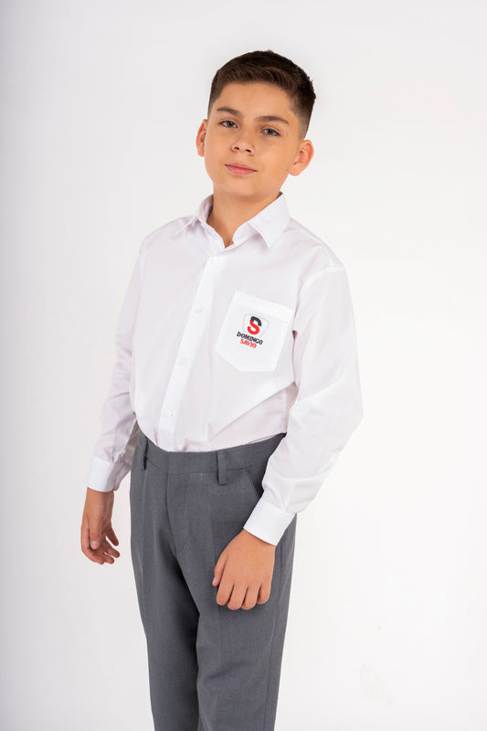 CAMISA MANGA LARGA COLEGIO DOMINGO SAVIO - KIDS | BLANCO
