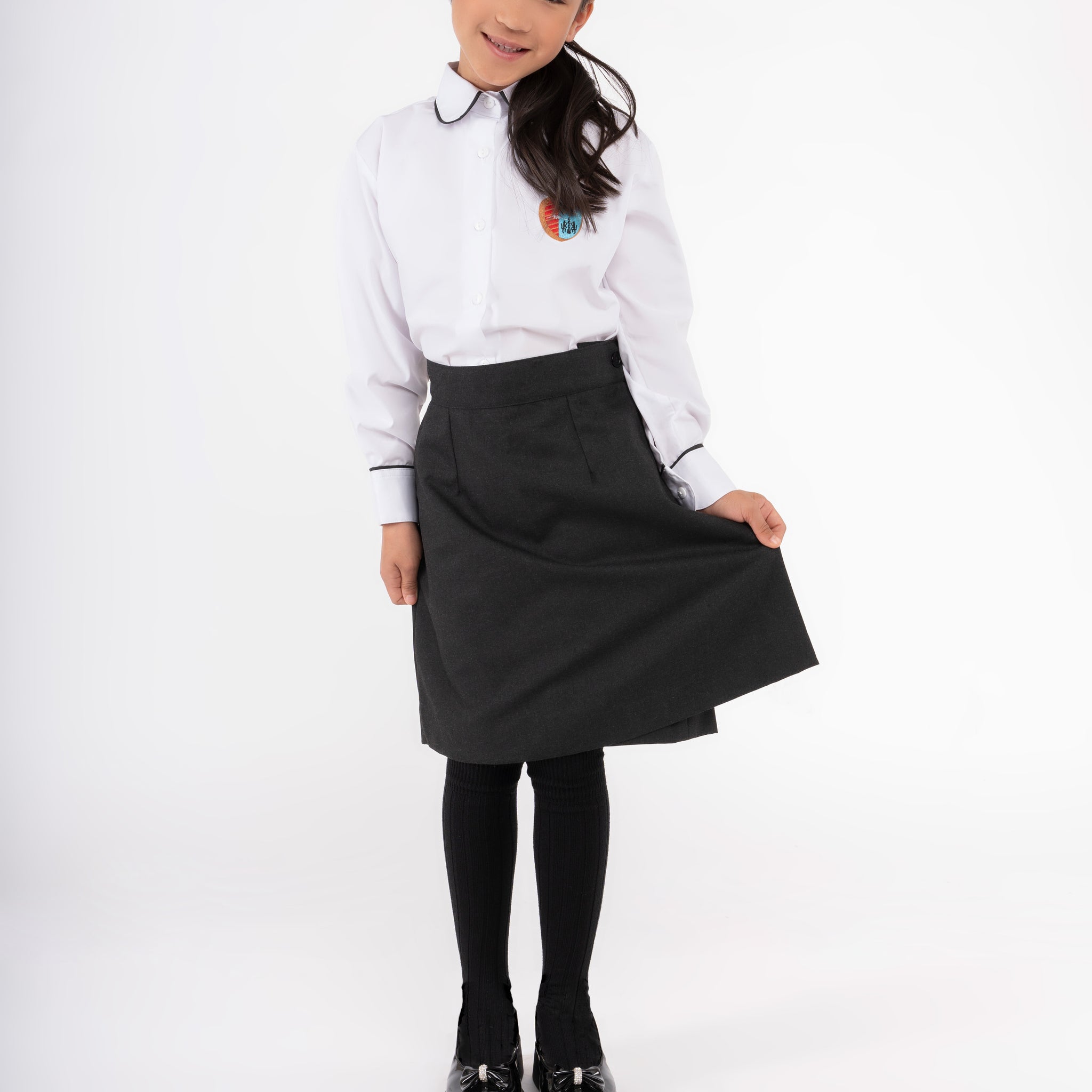FALDA PANTALÓN COLEGIO SAN JOSÉ - KIDS | GRIS
