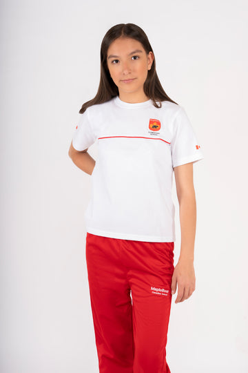 POLO MANGA CORTA COLEGIO MAPLE BEAR I - KIDS | BLANCO