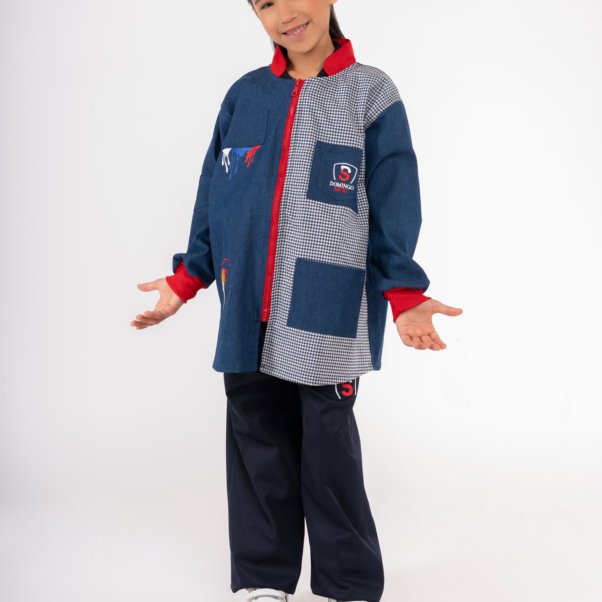 MANDIL COLEGIO DOMINGO SAVIO - KIDS | AZUL
