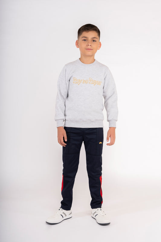 POLERA COLEGIO REY DE REYES - KIDS | GRIS