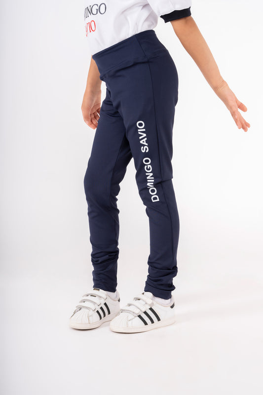 PANTALONETA LARGA COLEGIO DOMINGO SAVIO - KIDS | AZUL