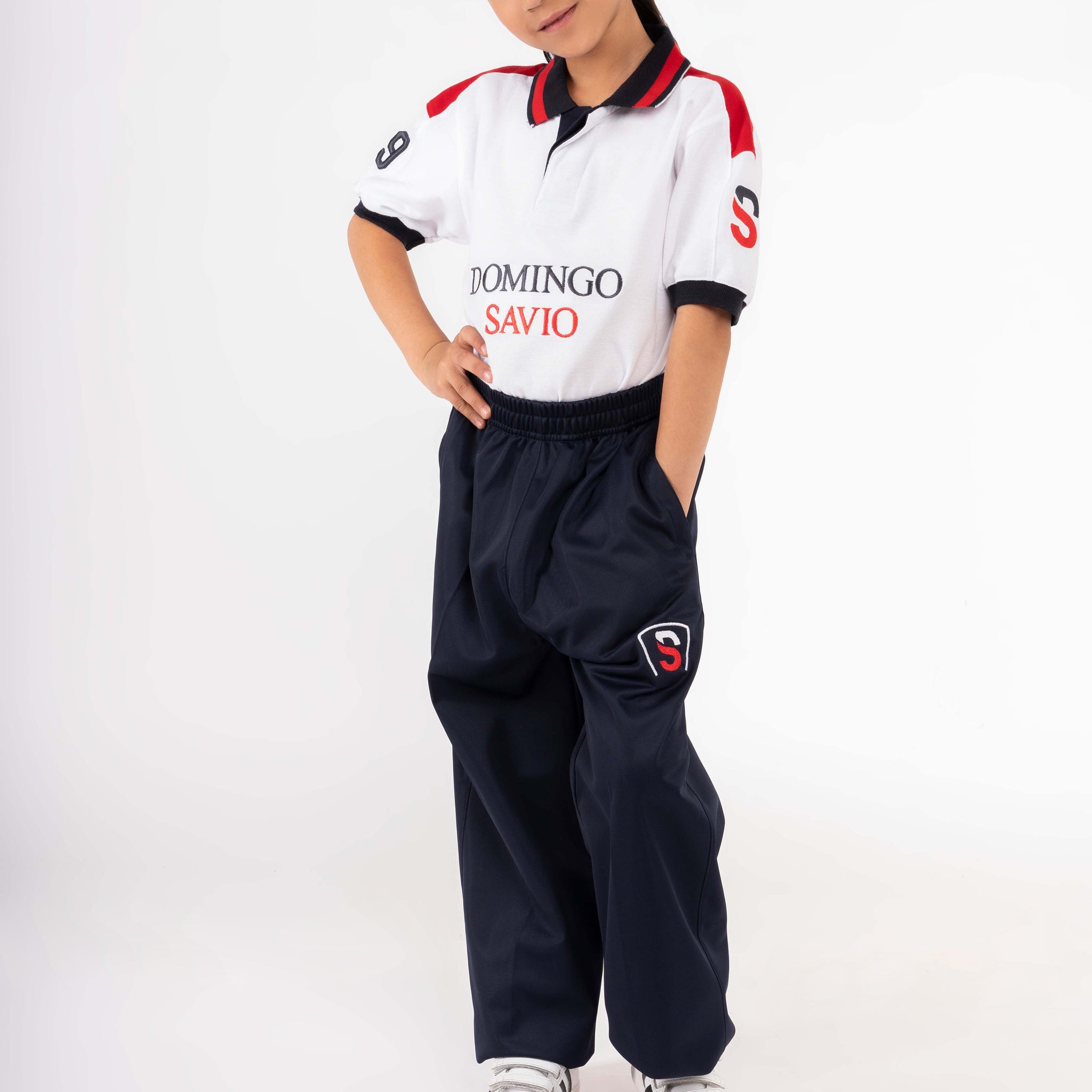 PANTALÓN BUZO COLEGIO DOMINGO SAVIO KIDS AZUL