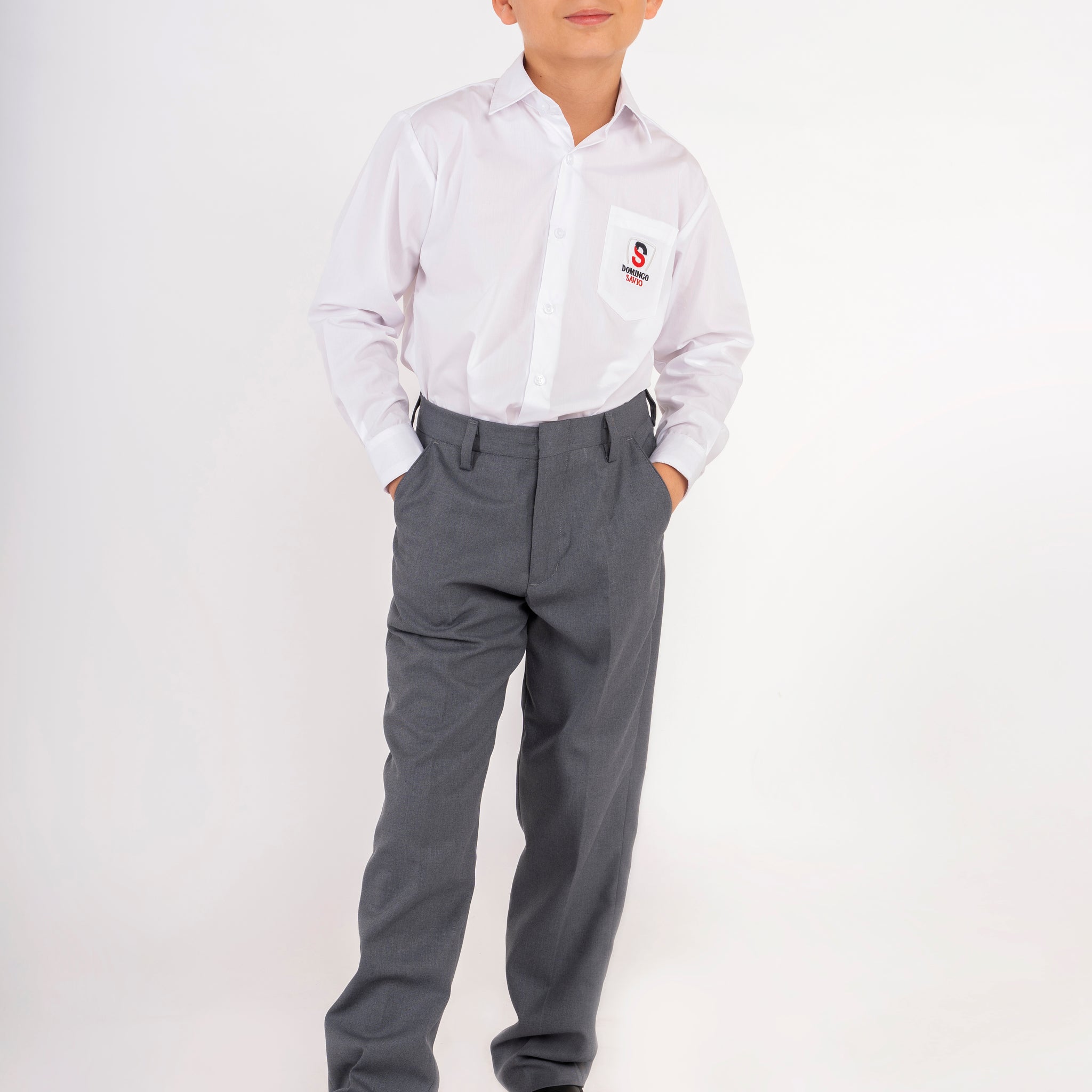 PANTALÓN COLEGIO DOMINGO SAVIO - KIDS | GRIS