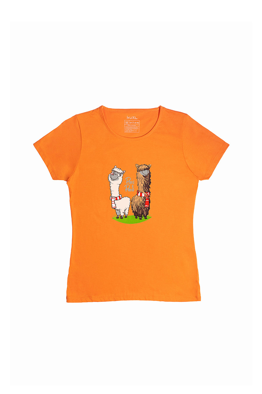 POLO DE ALGODÓN PIMA MANGA CORTA PAKI PAKO PERÚ | NARANJA