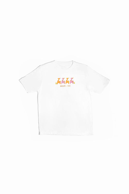POLO DE ALGODÓN PIMA MANGA CORTA ALPAQUITAS BEBES | BLANCO